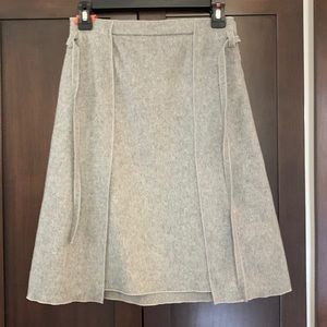 ZARA woolen a-line skirt with belt size XS very good condition